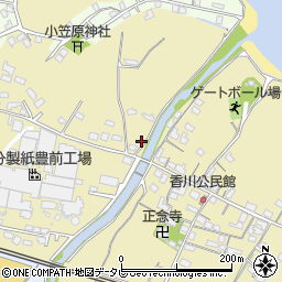 福岡県豊前市沓川265周辺の地図