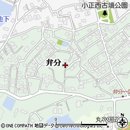福岡県飯塚市弁分578周辺の地図