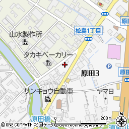 吉野家 福岡原田店周辺の地図