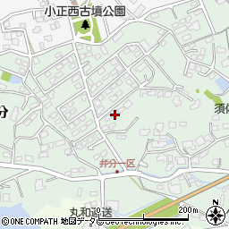 福岡県飯塚市弁分258-21周辺の地図