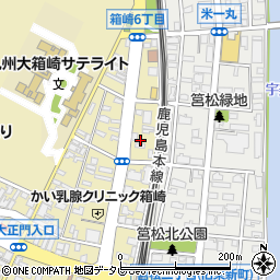 福岡県福岡市東区箱崎6丁目1-8周辺の地図