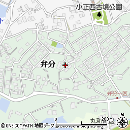 福岡県飯塚市弁分579周辺の地図