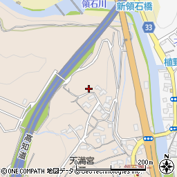 高知県南国市領石1106周辺の地図