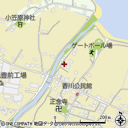 福岡県豊前市沓川253周辺の地図