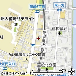 福岡県福岡市東区箱崎6丁目1周辺の地図