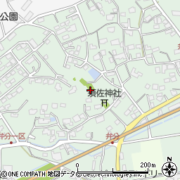 福岡県飯塚市弁分358周辺の地図
