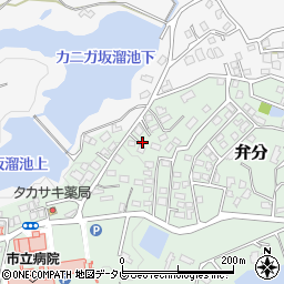 福岡県飯塚市弁分597周辺の地図