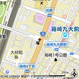 箱崎ふ頭西側入口周辺の地図