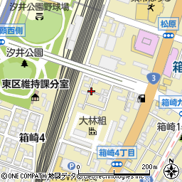 キャンパスサイド箱崎周辺の地図