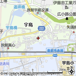 福岡県豊前市宇島周辺の地図