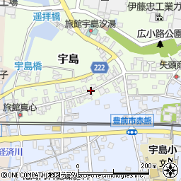 福岡県豊前市宇島周辺の地図