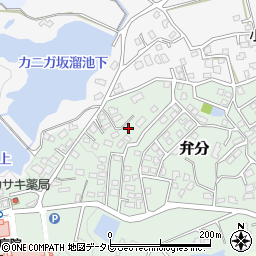 福岡県飯塚市弁分549周辺の地図