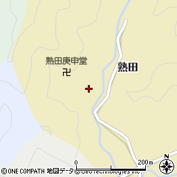 徳島県海部郡海陽町熟田坂口周辺の地図