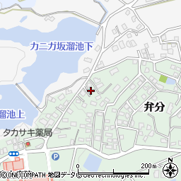 福岡県飯塚市弁分598周辺の地図