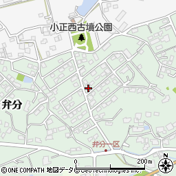 福岡県飯塚市弁分258-23周辺の地図