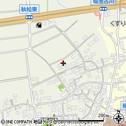 福岡県飯塚市秋松周辺の地図