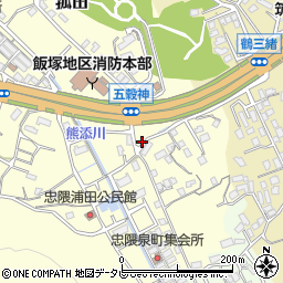 福岡県飯塚市菰田57周辺の地図