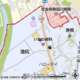 福岡県田川郡川崎町池尻小倉畔539-11周辺の地図