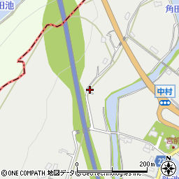 福岡県豊前市中村周辺の地図