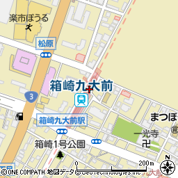 福岡県福岡市東区箱崎3丁目35周辺の地図