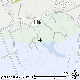 福岡県大任町（田川郡）上峰周辺の地図