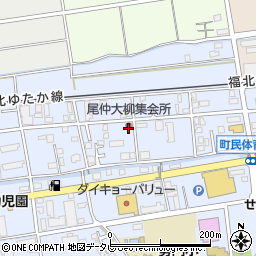 尾仲大柳集会所周辺の地図