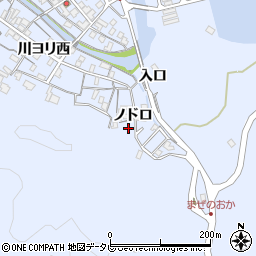 徳島県海部郡海陽町浅川ノドロ5周辺の地図