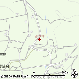 小平谷周辺の地図