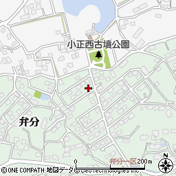 福岡県飯塚市弁分258-38周辺の地図