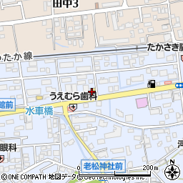 ファミリーマート篠栗尾仲店周辺の地図