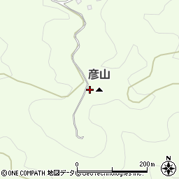 彦山周辺の地図
