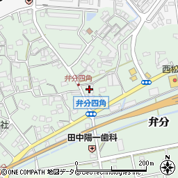 福岡県飯塚市弁分148周辺の地図