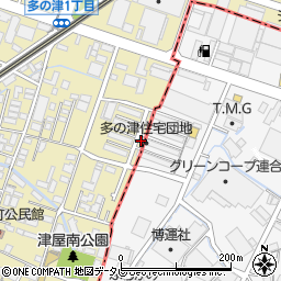 福岡県福岡市東区多の津5丁目34周辺の地図