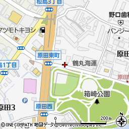 豚骨ラーメン博多三氣 松島原田店周辺の地図