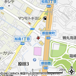 福岡原田郵便局周辺の地図