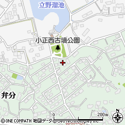 福岡県飯塚市弁分258-84周辺の地図