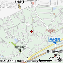 福岡県飯塚市弁分283周辺の地図