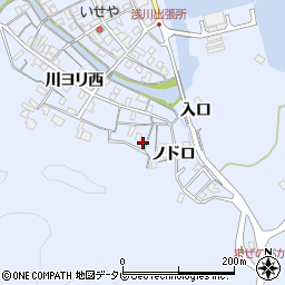 徳島県海部郡海陽町浅川川ヨリ西183周辺の地図