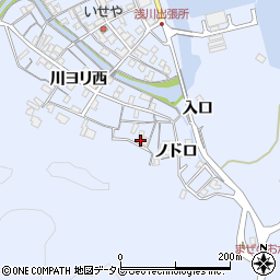 徳島県海部郡海陽町浅川川ヨリ西181周辺の地図
