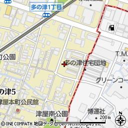 福岡県福岡市東区多の津5丁目31周辺の地図