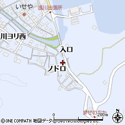 徳島県海部郡海陽町浅川ノドロ49周辺の地図