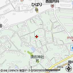 福岡県飯塚市弁分281-1周辺の地図