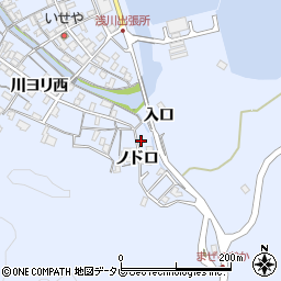 徳島県海部郡海陽町浅川ノドロ50周辺の地図