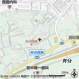 福岡県飯塚市弁分197周辺の地図