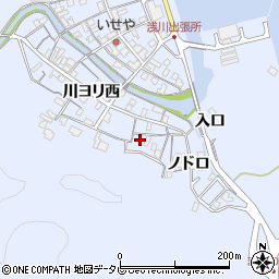 徳島県海部郡海陽町浅川川ヨリ西176周辺の地図