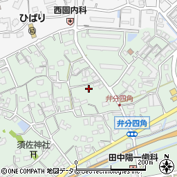 福岡県飯塚市弁分284-1周辺の地図