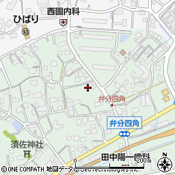 福岡県飯塚市弁分291周辺の地図
