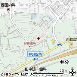 福岡県飯塚市弁分196周辺の地図