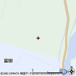徳島県海部郡海陽町大井山下周辺の地図