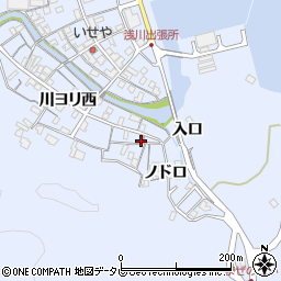徳島県海部郡海陽町浅川川ヨリ西91周辺の地図